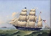 unknow artist Barque WHITE SEA of Boston oil painting on canvas